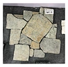 Green Quartzite Loose Cladding Rock Surface with Net on Back